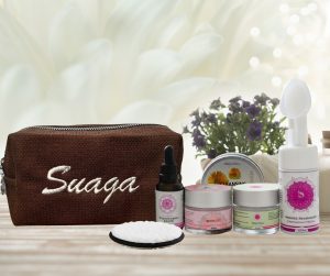 Pack facial completo con limpieza, exfoliación y tratamiento antiedad